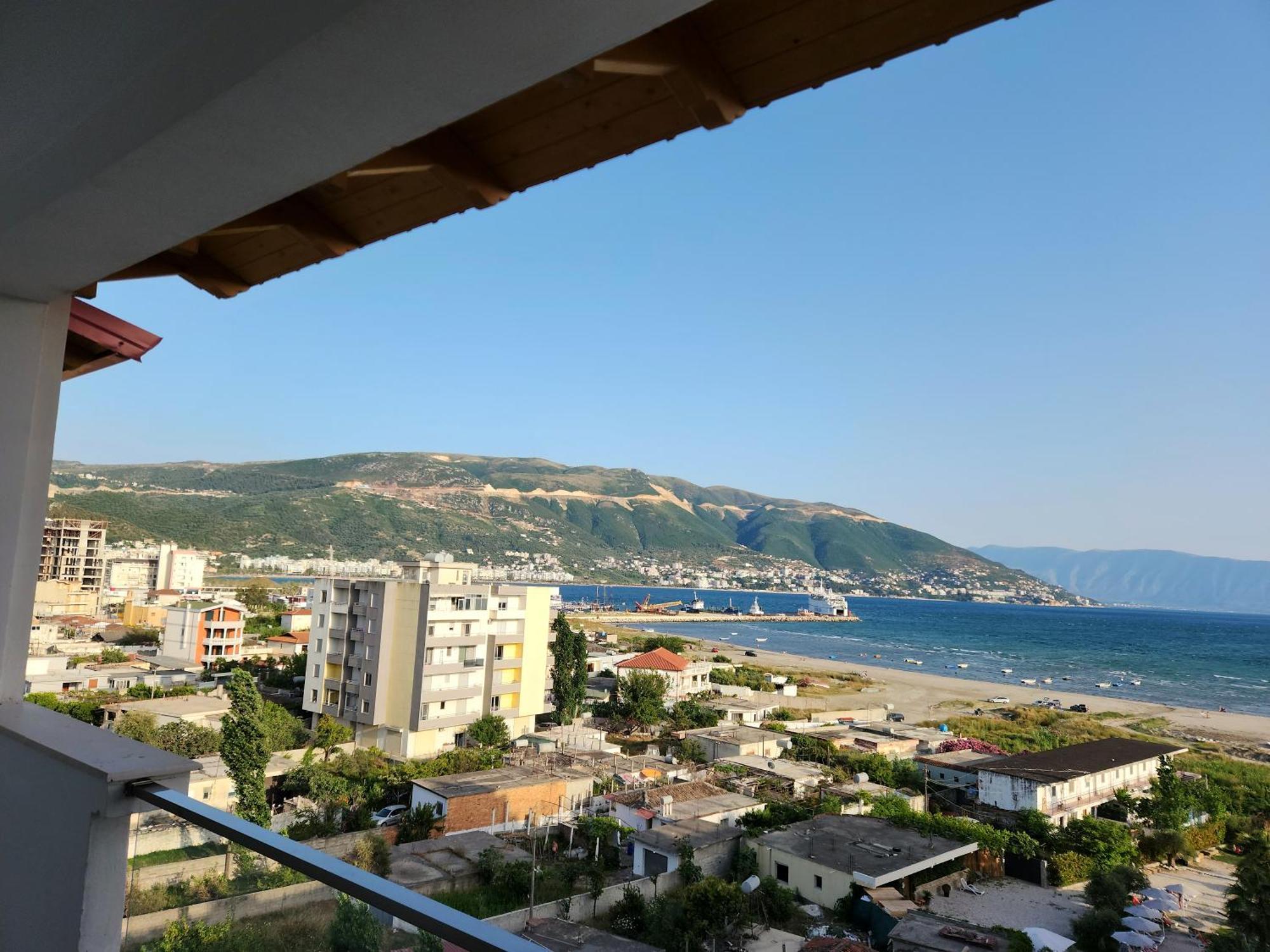 Ferienwohnung Panorama View Apt, 150M To Beach, 750M Lungo Mare Vlorë Exterior foto